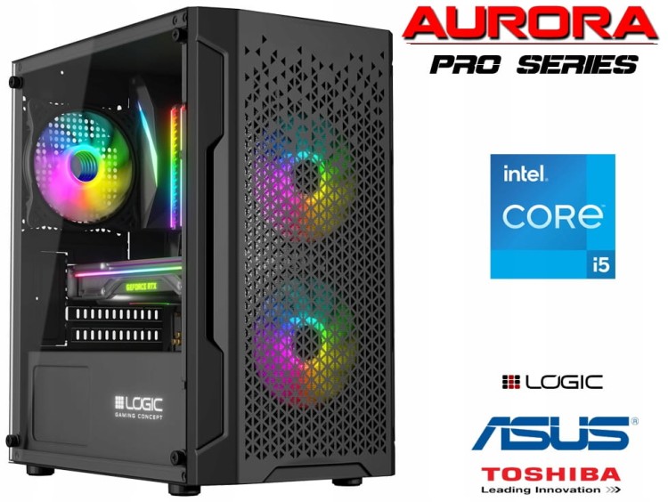 Komputer gamingowy z grafiką RTX5060Ti