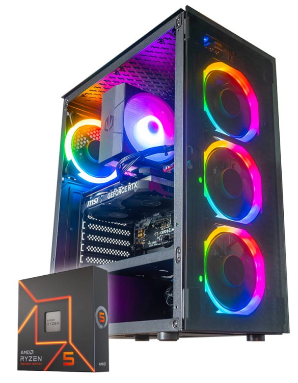 Komputer gamingowy FORNAX 7600X RTX5060Ti, zdjęcie tytułowe