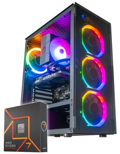 Komputer gamingowy Ryzen 7 7700X z grafiką RTX5060Ti, zdjęcie tytułowe