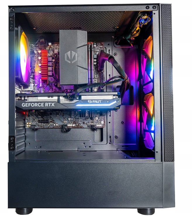 KOMPUTER GAMINGOWY VAKO i5-14400f  z grafiką RTX5060Ti, środek