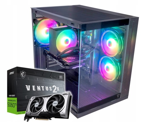 KOMPUTER VOLCANO i7-14700kf z 64GB pamięci i grafiką RTX5060Ti 16GB