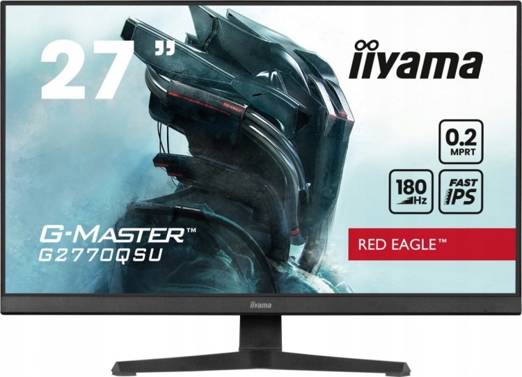 Monitor IIYAMA 27 cali G2770QSU-B6 0.2ms, FastIPS, 2K, 180Hz