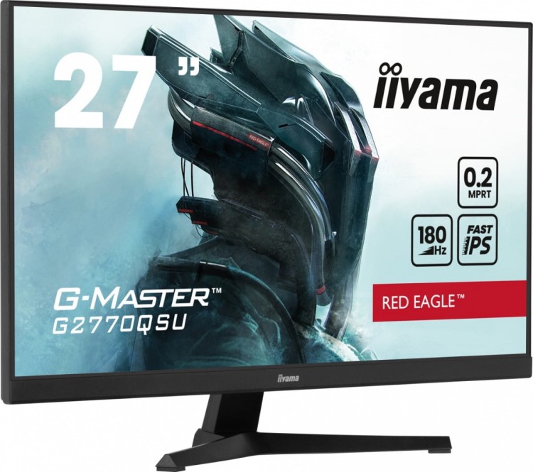 Monitor IIYAMA 27 cali G2770QSU-B6 0.2ms, FastIPS, 2K, 180Hz