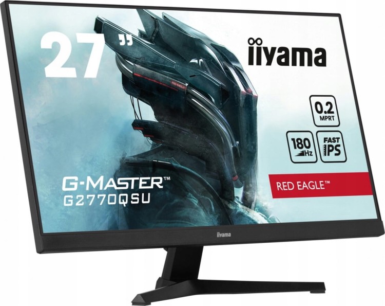 Monitor IIYAMA 27 cali G2770QSU-B6 0.2ms, FastIPS, 2K, 180Hz
