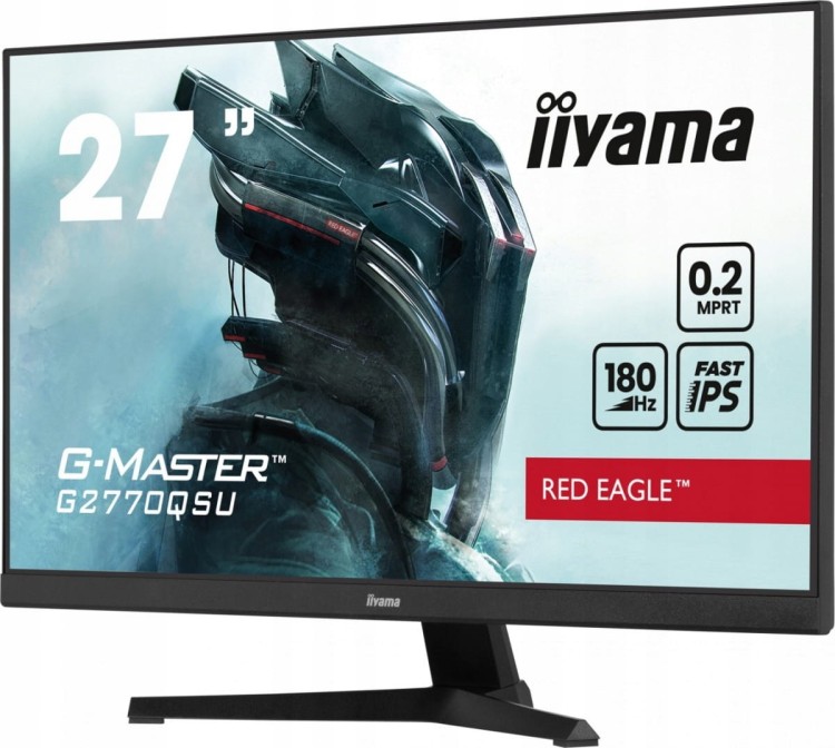 Monitor IIYAMA 27 cali G2770QSU-B6 0.2ms, FastIPS, 2K, 180Hz
