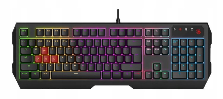 Klawiatura A4TECH BLOODY B140N NEON podświetlana