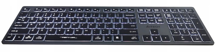 KLAWIATURA NISKOPROFILOWA A4TECH FSTYLER FX60H WHITE