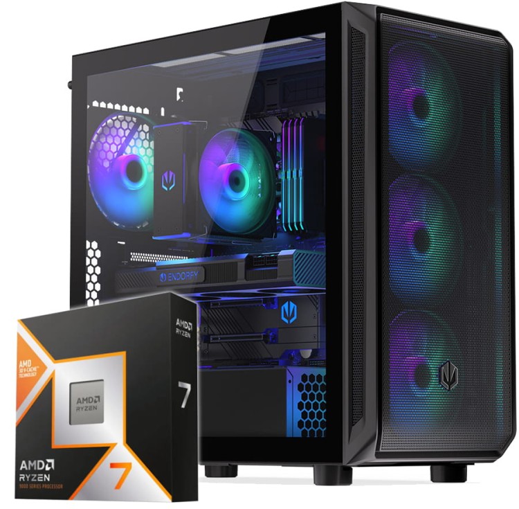 KOMPUTER GAMINGOWY ARX700 RYZEN 7 9800X3D z grafiką RX9070XT i chłodzeniem wodnym