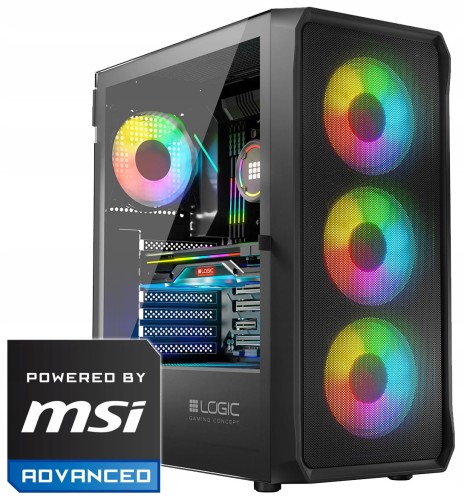 KOMPUTER GAMINGOWY PORTOS RYZEN 7 7700X Z GRAFIKĄ RTX5070, LOGOPBM