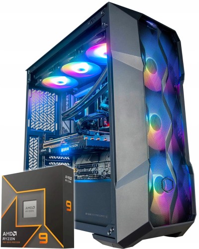 POWERSTATION TD500 RYZEN 9 9950X RX9070XT WODA