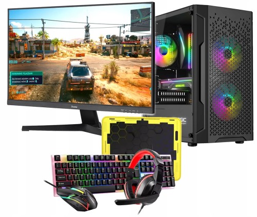 ZESTAW GAMINGOWY i5-12400f RTX5060 LCD 27"