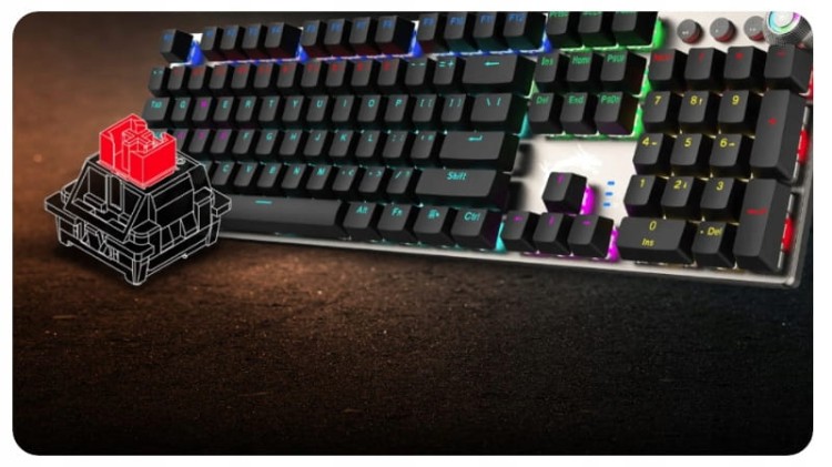 Klawiatura mechaniczna MSI Forge GK310 Red US