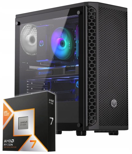 KOMPUTER GAMINGOWY CORE RYZEN 7 9800X3D z grafiką RX9060XT 16GB