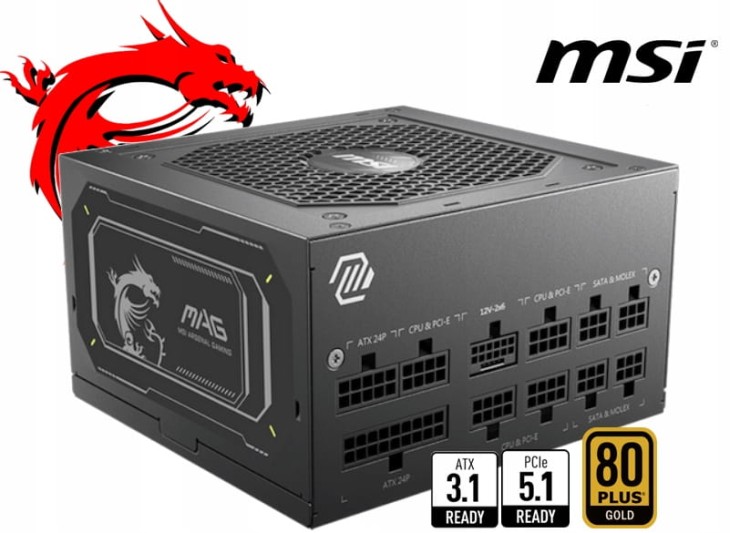Zasilacz komputerowy MSI