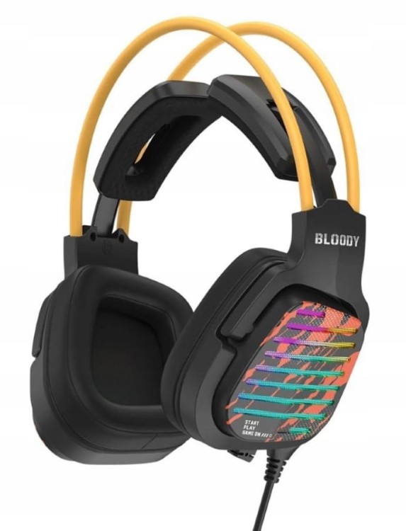 Słuchawki gamingowe A4TECH BLOODY G565 Enegry Black 7.1