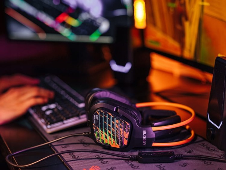 Słuchawki gamingowe A4TECH BLOODY G565 Enegry Black 7.1