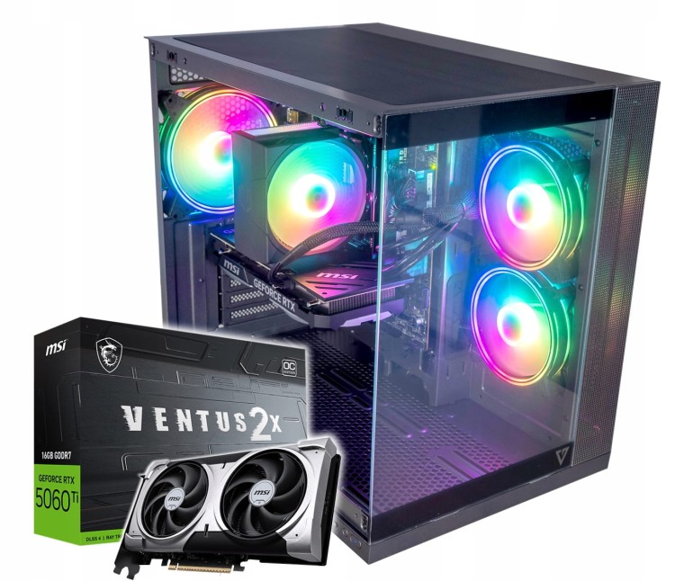 KOMPUTER GAMINGOWY VOLCANO Z PROCESOREM I9-14900KF I GRAFIKĄ RTX5060Ti