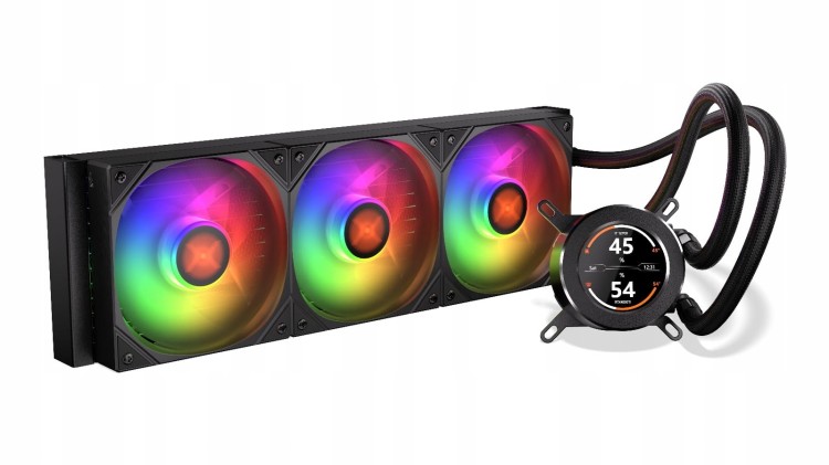 Chłodzenie wodne KRUX HydroGlance 360 ARGB LCD