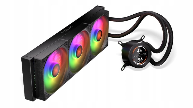 Chłodzenie wodne KRUX HydroGlance 360 ARGB LCD