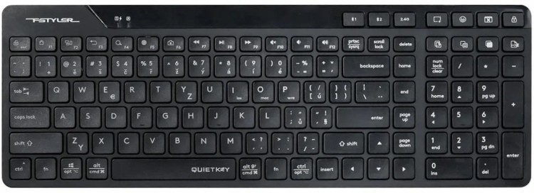 A4TECH FSTYLER FBK27CAS Black 2.4GHz+BT