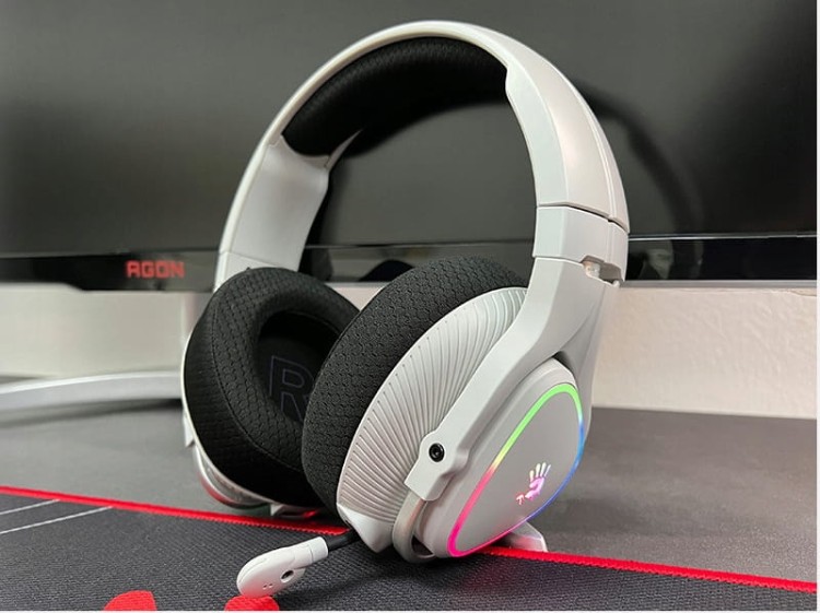 Słuchawki gamingowe A4TECH BLOODY MR710 GREY