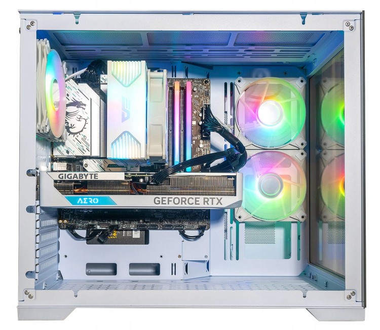 KOMPUTER GAMINGOWY CUBE i5-14400f z grafiką  RTX5060Ti z 16GB pamięci.