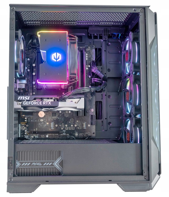 KOMPUTER HEKO ULTRA 7 265KF RTX5070 - autentyczne zdjęcie sprzedawanej konfiguracji.