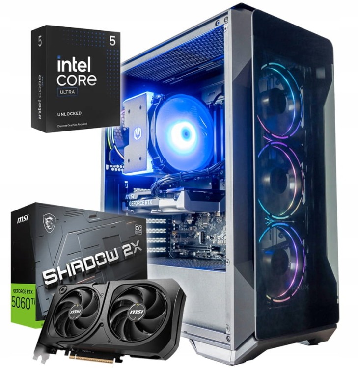 KOMPUTER GAMINGOWY HEKO ULTRA 5 245K RTX5060Ti 16GB WIFI