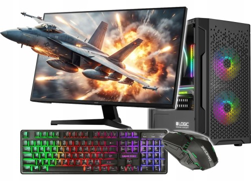 KOMPUTER GAMINGOWY Z PROCESOREM RYZEN 5 5500 I GRAFIKĄ RX7600
