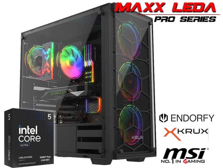 GAMINGOWY MAXX LEDA ULTRA 5 250KF PLUS  RTX5070Ti WIFI