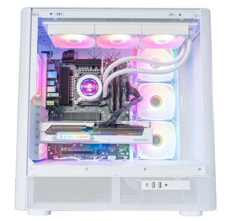 KOMPUTER GAMINGOWY AQ500W RYZEN 7 9800X3D SSD1TB 32GB RX9070XT