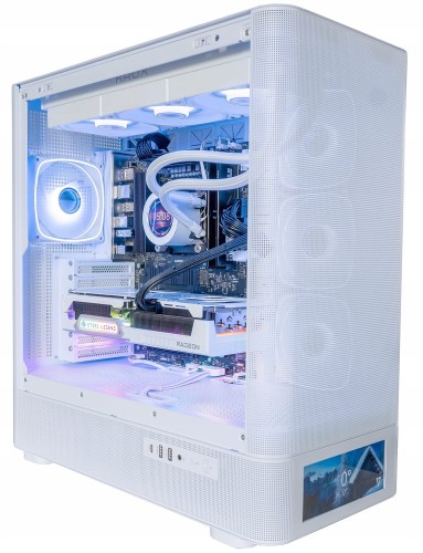 KOMPUTER GAMINGOWY AQ500W RYZEN 7 7800X3D SSD4TB 32GB RX9070XT