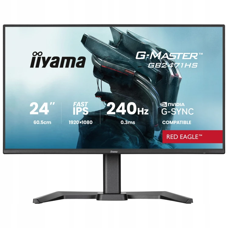 Monitor gamingowy IIYAMA GB2471HS-B1 24" FullHD 240Hz 0,3ms PIVOT