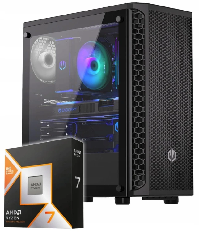 KOMPUTER CORE RYZEN 7 9800X3D RTX5060Ti WIFI WIN11