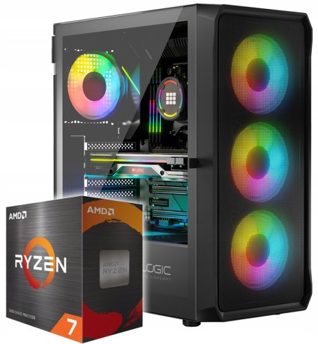 GAMINGOWY PORTOS RYZEN 7 5800X RTX5060 WIN11 WIFI