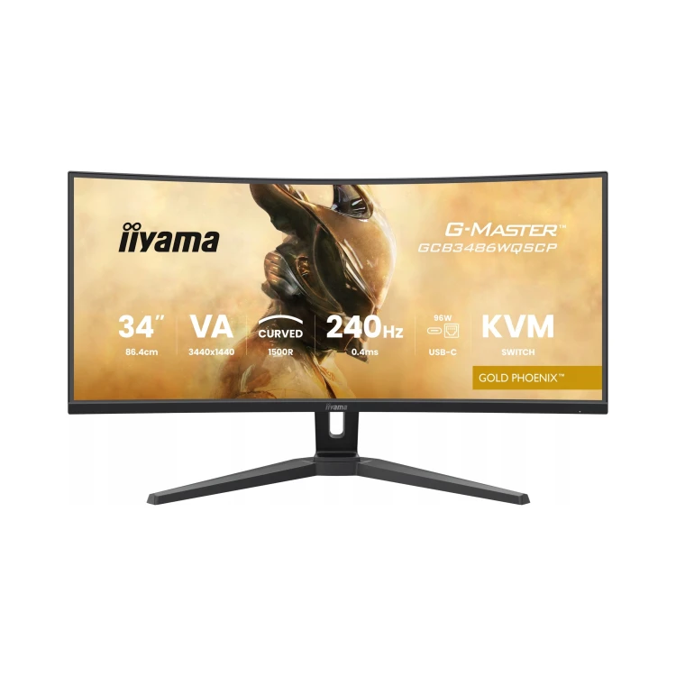 IIYAMA GCB3486WQSCP-B1 UWQHD VA 240Hz 0,4ms USBC CURVED