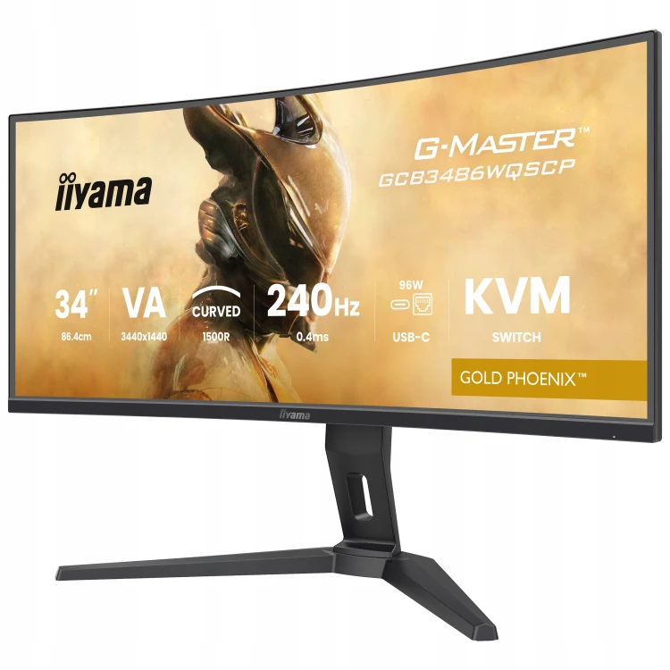 IIYAMA GCB3486WQSCP-B1 UWQHD VA 240Hz 0,4ms USBC CURVED