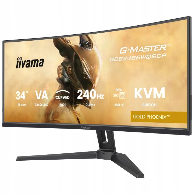 IIYAMA GCB3486WQSCP-B1 UWQHD VA 240Hz 0,4ms USBC CURVED