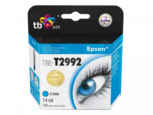 Tusz do Epson XP 235 TBE-T2992 CY 100% nowy