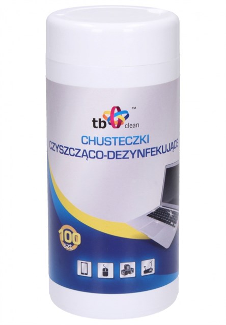 Clean Chusteczki czyszcząco-dezynfekujące, 100 sztuk