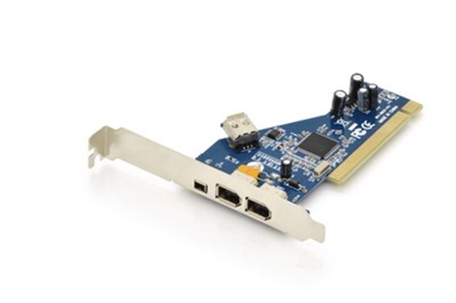 Karta/Kontroler Firewire (400) PCI, 2x6pin. 1x4pin Wew., 1x6pin