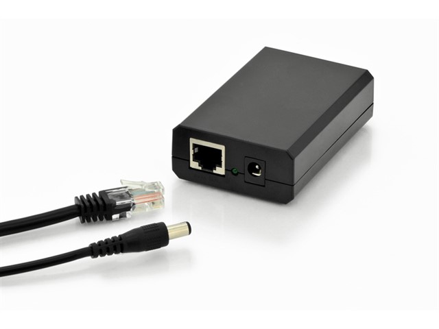 Rozdzielacz/Splitter PoE + 802.3at, max. 48V 24W Gigabit do DATA/DC 