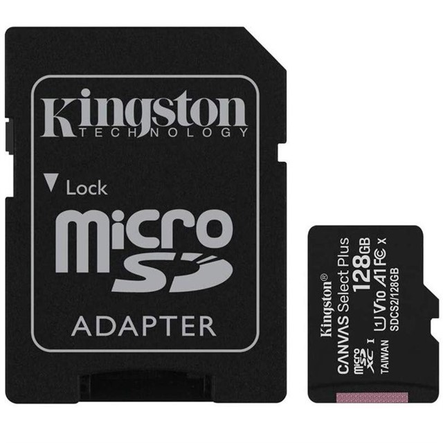 Karta pamięci microSD 128GB Canvas Select Plus 100MB/s Adapter 