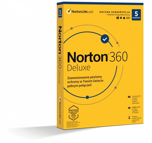 *Norton 360 DELUX   50GB PL 1U 5Dvc 1Y   21408667 