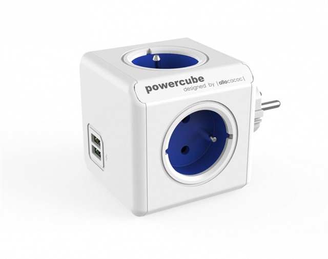 Rozgałęziacz PowerCube Original USB 2202BL/FROUPC Niebieski