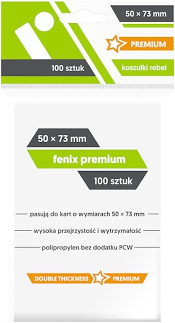 Koszulki 50x73mm Fenix Premium 100 sztuk