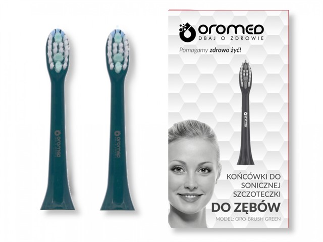 Końcówka do szczoteczki ORO-BRUSH zielona