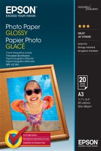 Papier Photo Glossy A3 20 arkuszy 200g/mkw