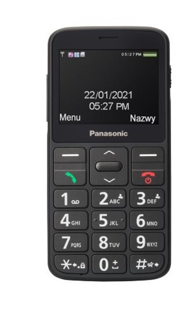 Telefon dla seniora KX-TU160  Czarny 