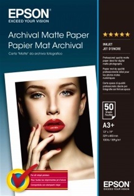 Papier $ Archival Matte Paper 50 Arkuszy 192 g/m  A3+